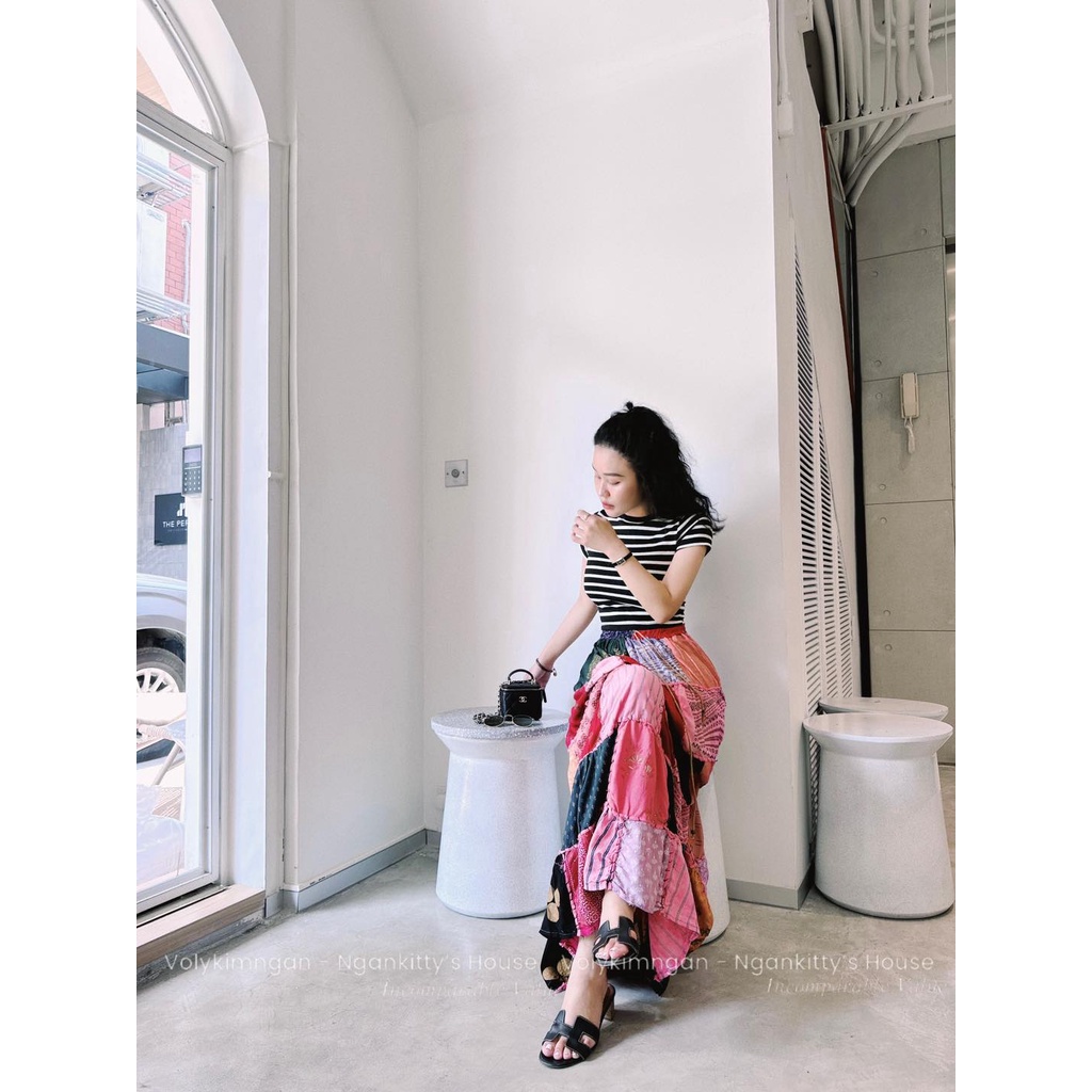 Chân váy boheme màu TL 100#61057