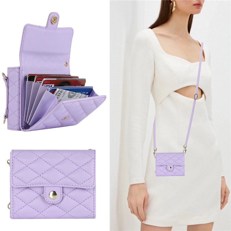 Đối với samsung z flip 4 flip 3 5g flip 5 vỏ thẻ organ gói đeo chéo bao da thời trang flip4 flip3 shoulder strap rope case