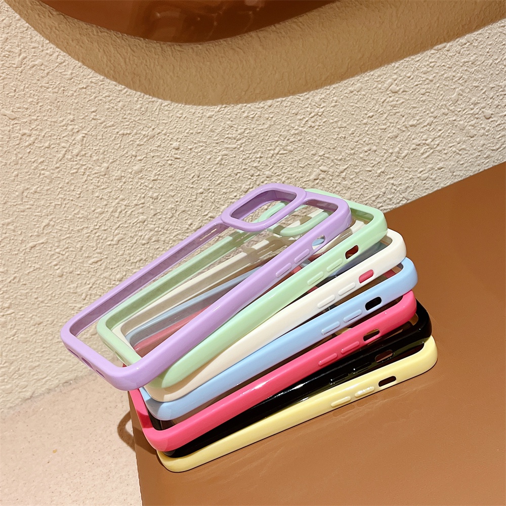 Ốp Điện Thoại TPU Silicon Mềm Trong Suốt Chống Sốc Bảo Vệ Ống Kính Máy Ảnh Cho iphone 14 Pro Max 13 12 11