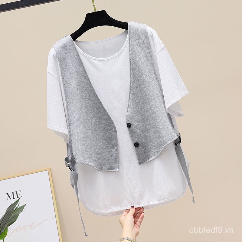 Áo Thun Dáng Rộng Phong Cách Phương Tây Thời Trang Mùa Hè Hàng Mới 2023