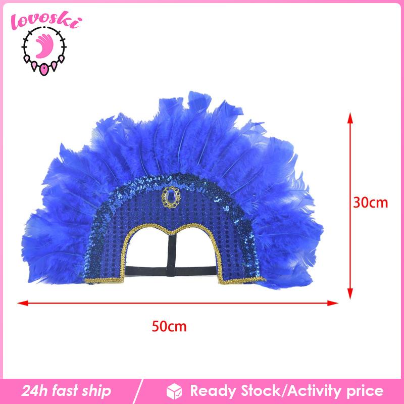 Phụ Kiện Cài Tóc Lông Vũ Thời Trang Dùng Biểu Diễn Sân Khấu