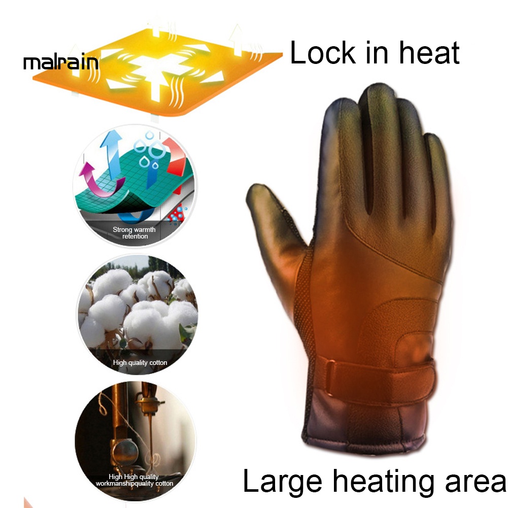 1 Đôi Găng Tay Sưởi Ấm Chạy Điện Dành Cho Xe Mô Tô
