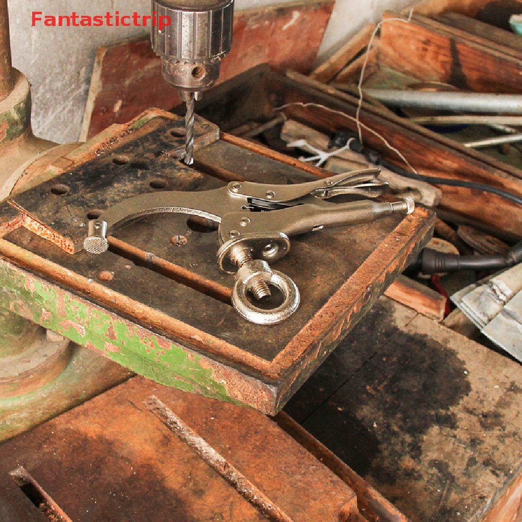 [Fantastictrip] Kẹp Cố Định Mũi Khoan Gỗ 9 Inch Có Khóa Và Đòn Bẩy Tháo Gỡ Mới