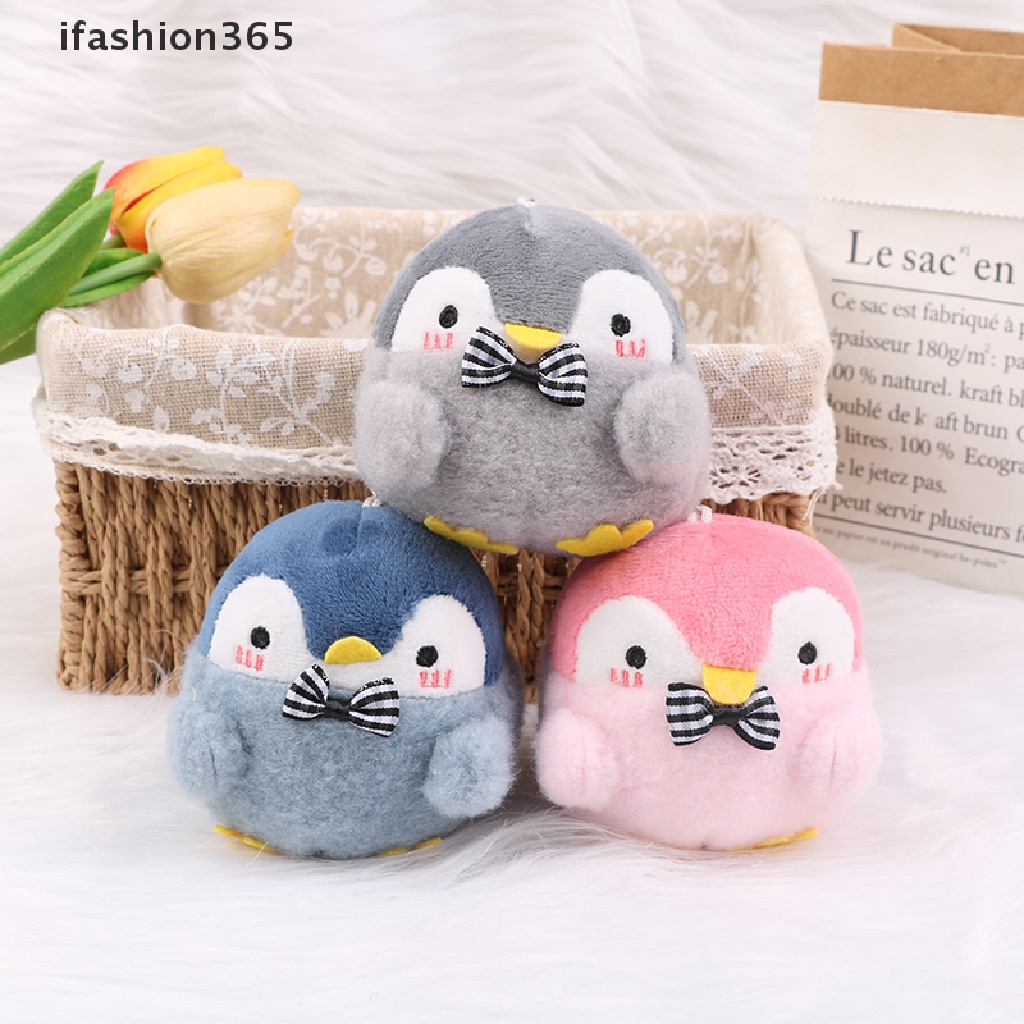 Chim Cánh Cụt Nhồi Bông 10CM 365Cm Trang Trí Móc Khóa