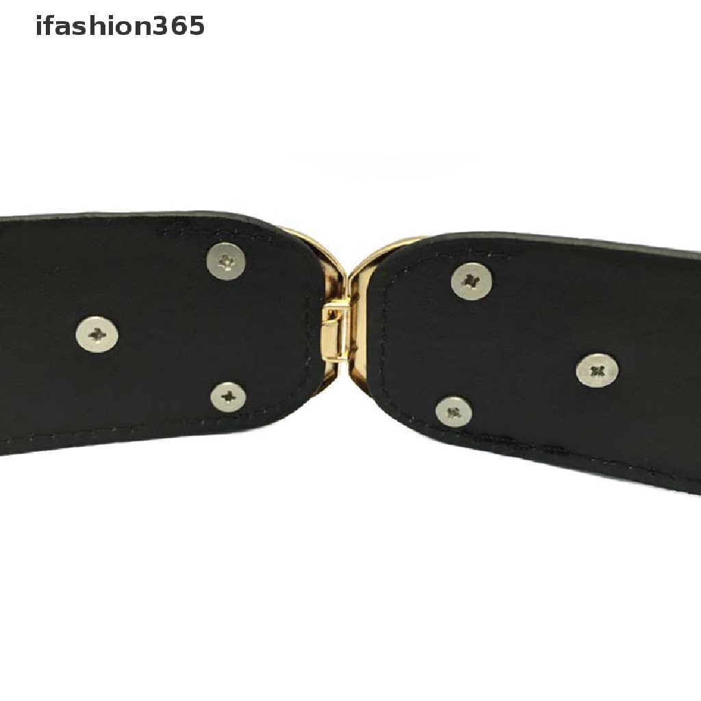 Thắt Lưng Da PU Bản Rộng Dày Co Giãn Thời Trang Cho Nữ Mặc Đầm Cỡ Lớn ifashion365