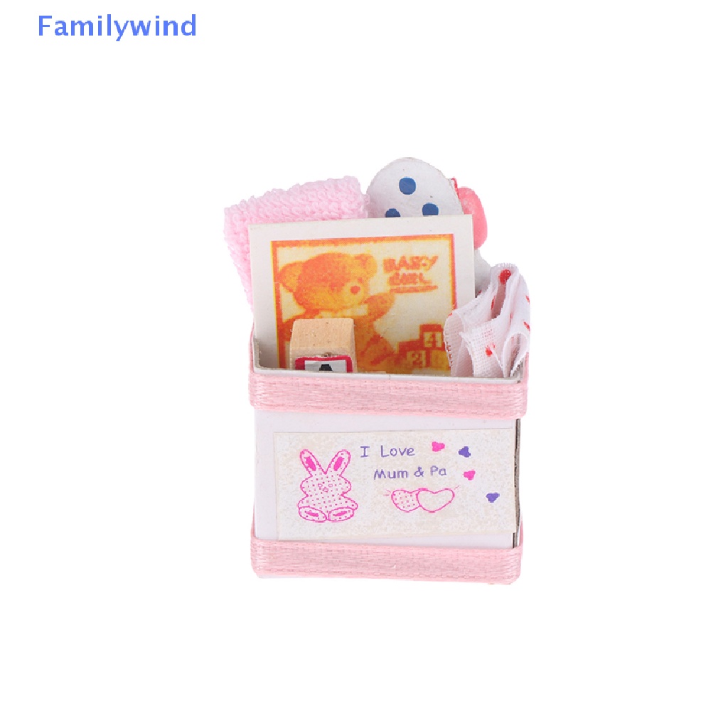 Hộp Đồ Chơi Mini Dễ Thương Cho Nhà Búp Bê 1: 12