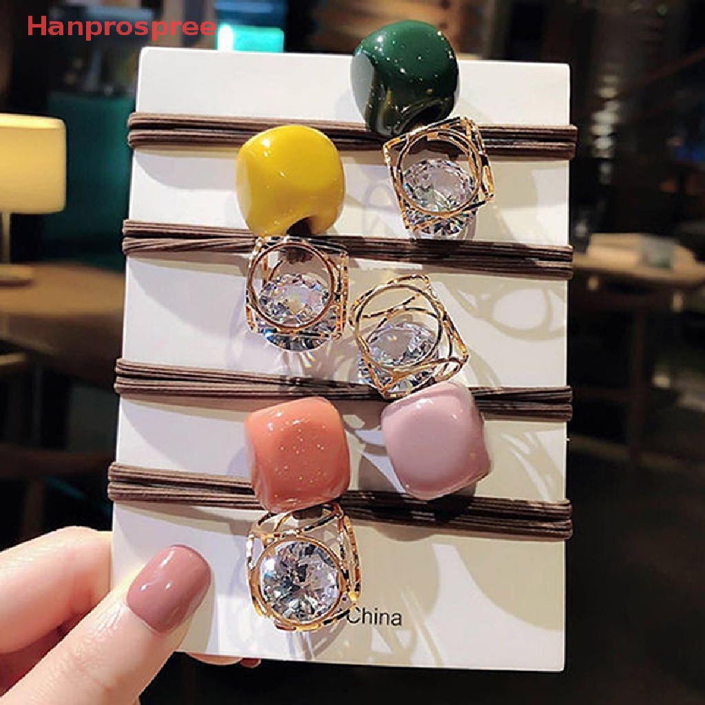 1 Dây Cột Tóc Đính Đá Thời Trang Dành Cho Nữ