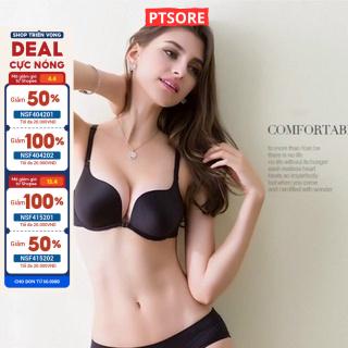 Áo ngực cài trước đệm vừa, có gọng phối dây lưng mảnh có khóa điều chỉnh PTstore - FLA35