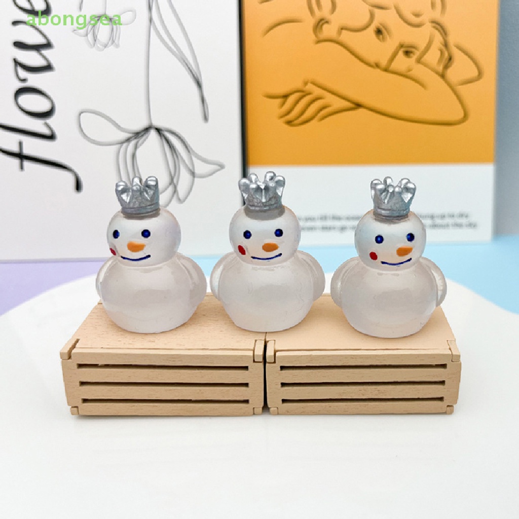 1 Mô Hình Người Tuyết Phát Quang Trang Trí Xe Hơi