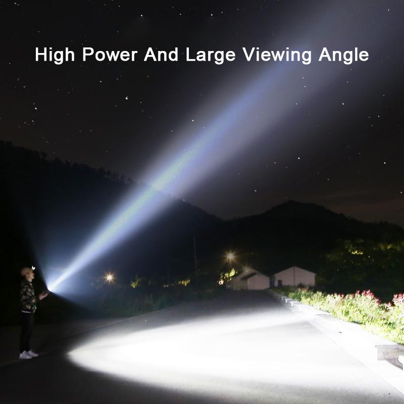 Đèn Pin LED XLM-P70 Siêu Sáng Chống Thấm Nước Sạc USB Tiện Dụng