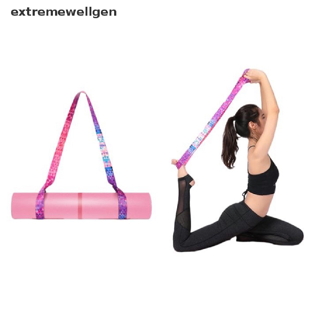 [Cực Tốt] Dây Đeo Thảm Tập Yoga In Họa Tiết Có Thể Điều Chỉnh
