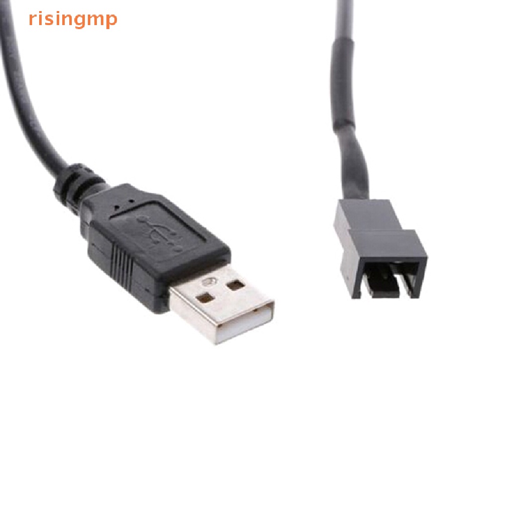 Dây Cáp Kết Nối usb 2.0A male Sang 4-pin Cho Quạt Máy Tính 5v Màu Đen