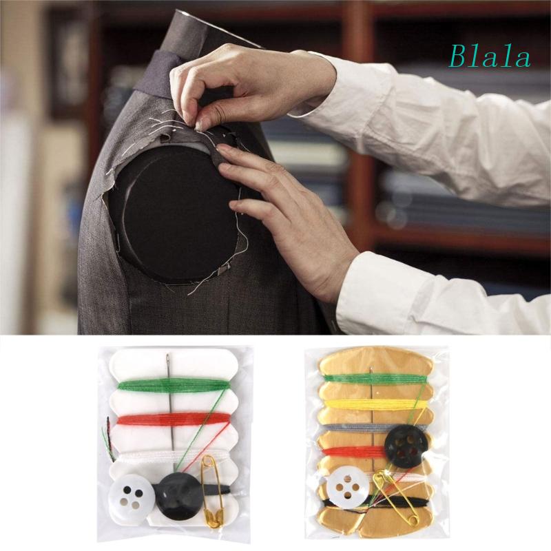 Bộ 20 Dụng Cụ May Vá Khẩn Cấp Thiết Kế Nhỏ Gọn Kèm Nút Kim An Toàn Tiện Dụng Cho Gia Đình / Khách Sạn