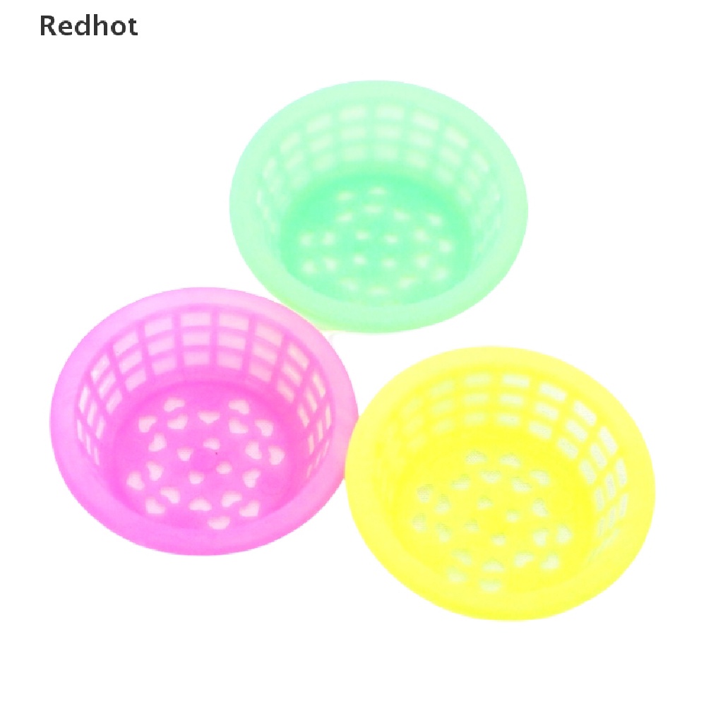 Bộ 3 Rổ Đựng Trái Cây / Rau Củ Quả Tỉ Lệ 1: 12 Trang Trí Nhà Búp Bê