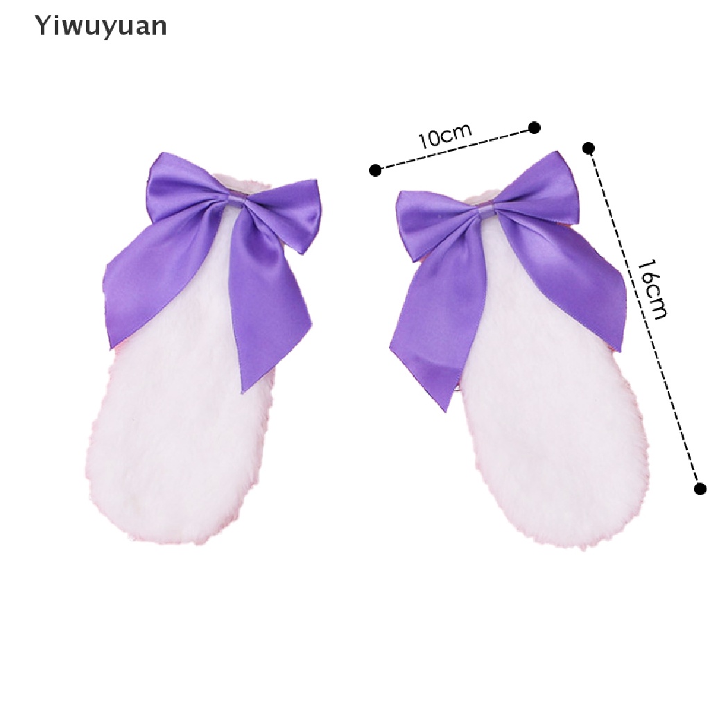 1 Cặp Kẹp Tóc Hình Tai Thỏ Hóa Trang