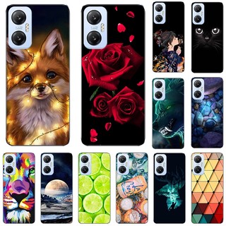 Ốp Điện Thoại TPU Mềm In Hình Hoa / Mèo Thời Trang Cho Infinix Hot 20 5G X666B