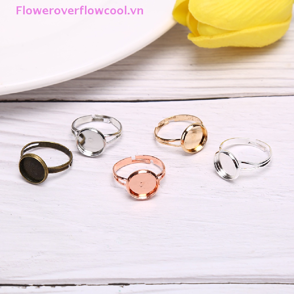 Set 10 Đế Nhẫn Trơn Có Thể Điều Chỉnh Kích Cỡ COOLLADY