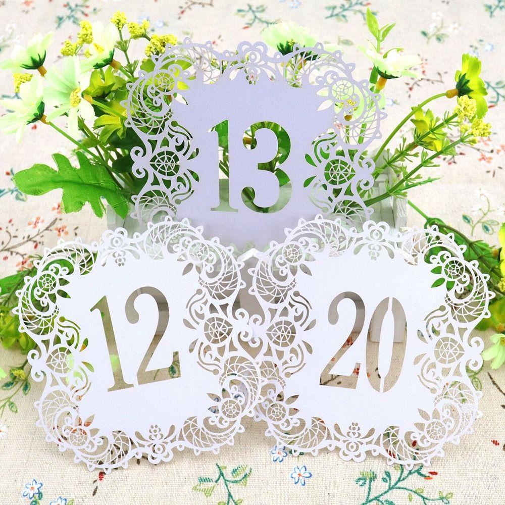 CONOPERY Bộ Thẻ Số Từ 1-10 11-20 Trang Trí Tiệc Cưới