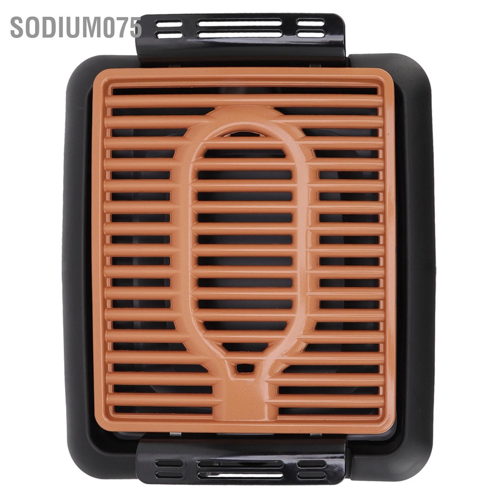 Sodium075 Vỉ Nướng Điện 5 Chế Độ Không Khói Bề Mặt Chống Dính Khay Có Thể Tháo Rời Đồng Bền Dễ Vệ Sinh Bánh Kếp