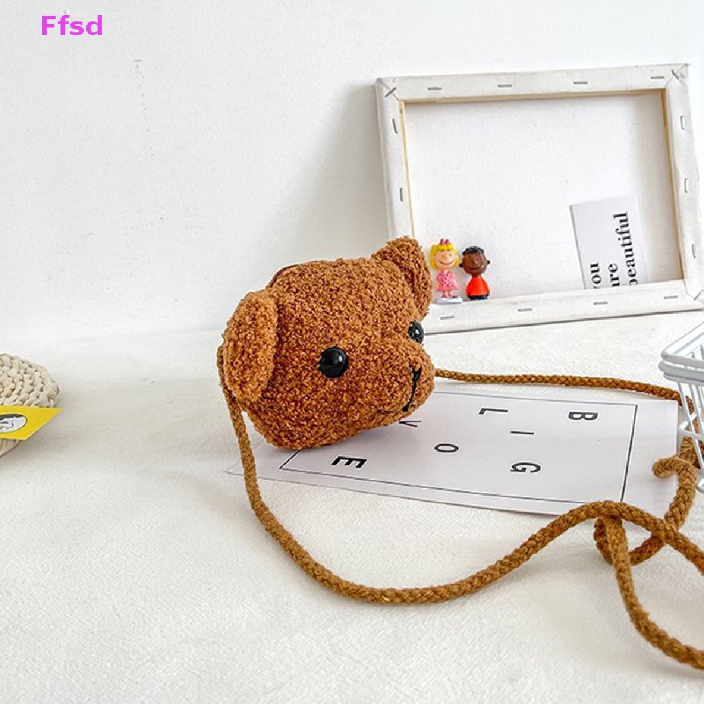 {Ffsd} Túi Đeo Vai Hình Gấu Bông Dễ Thương Dành Cho Trẻ Em