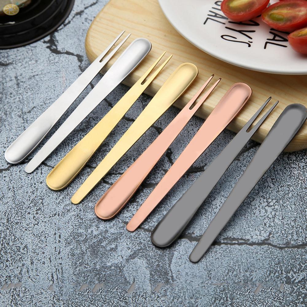 【VARSTR】Creative Tableware Flat Spoons Mix Spoons Stainless Steel Anti-corrosion