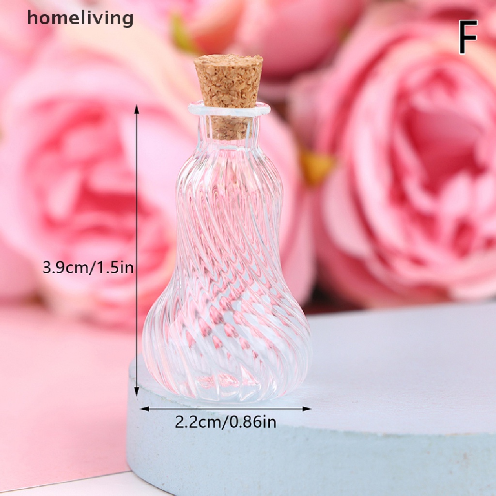 Lọ Thủy Tinh Đựng Kẹo Có Nút Bần Tỉ Lệ 1: 12 Trang Trí Nhà Búp Bê