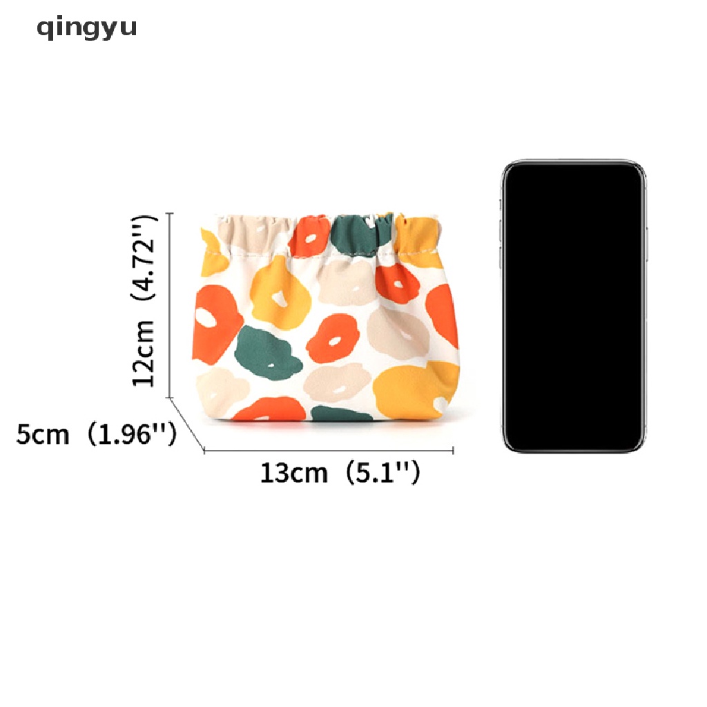 Túi Đựng Mỹ Phẩm / Thẻ / Tai Nghe / Son Môi Di Động qingyu Ins