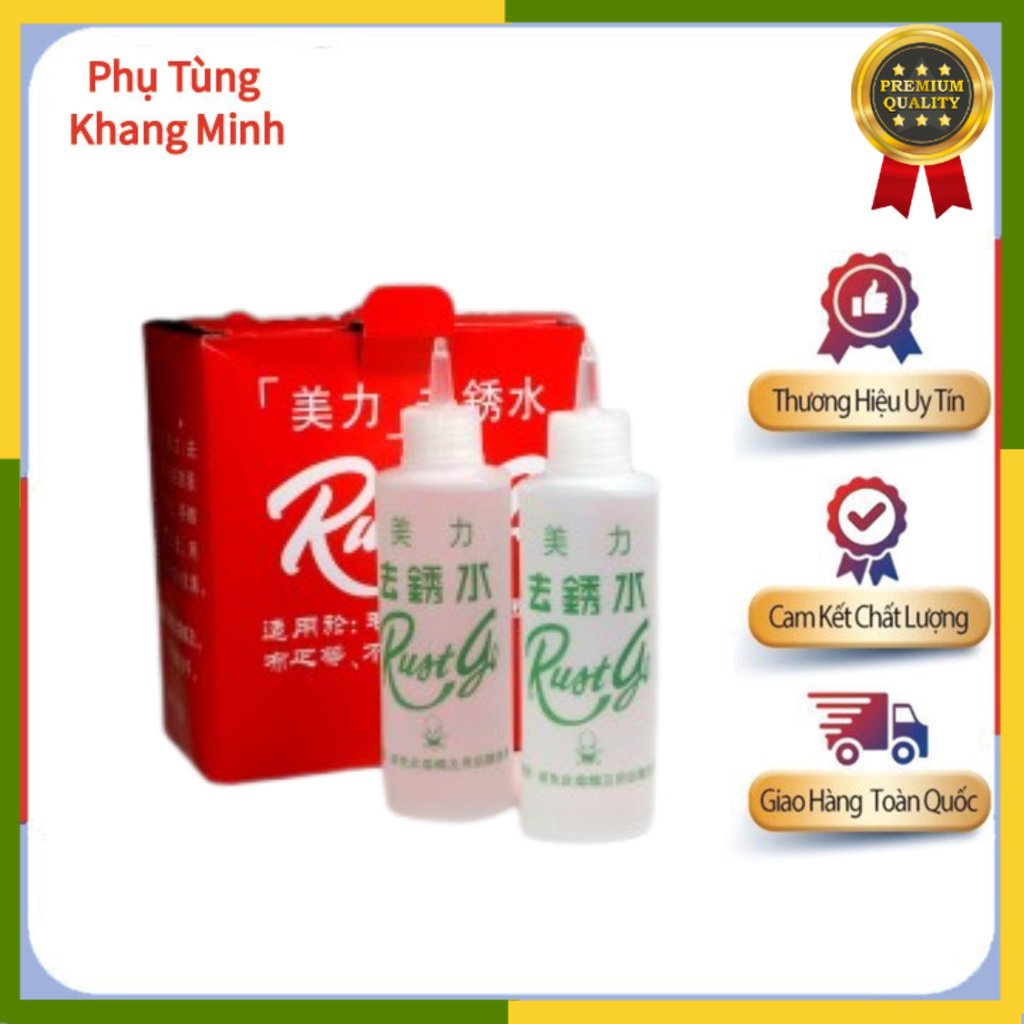 Dầu Tẩy Gỉ Sét RUSTGO Tẩy Sạch Mọi Vết Ố Vàng Trên Sản Phẩm