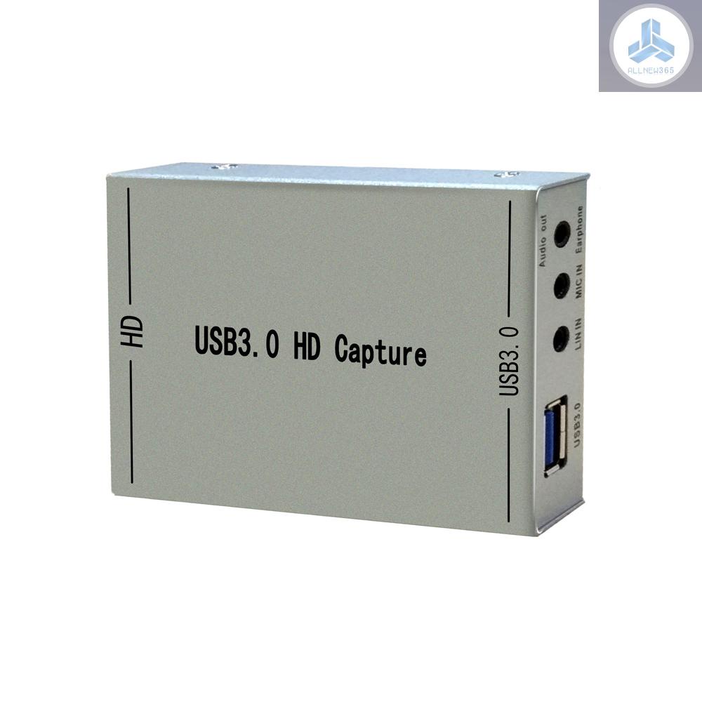 USB 3.0 Video Game Capture Card for Live Stream Broadcast Box Game Capture Box