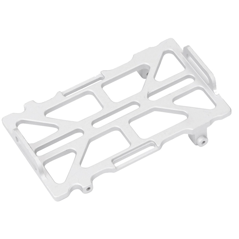 1 Bộ Khung Giữ Pin Bằng Kim Loại Màu Bạc Cho Xe Điều Khiển Từ Xa Axial SCX24 1 / 24