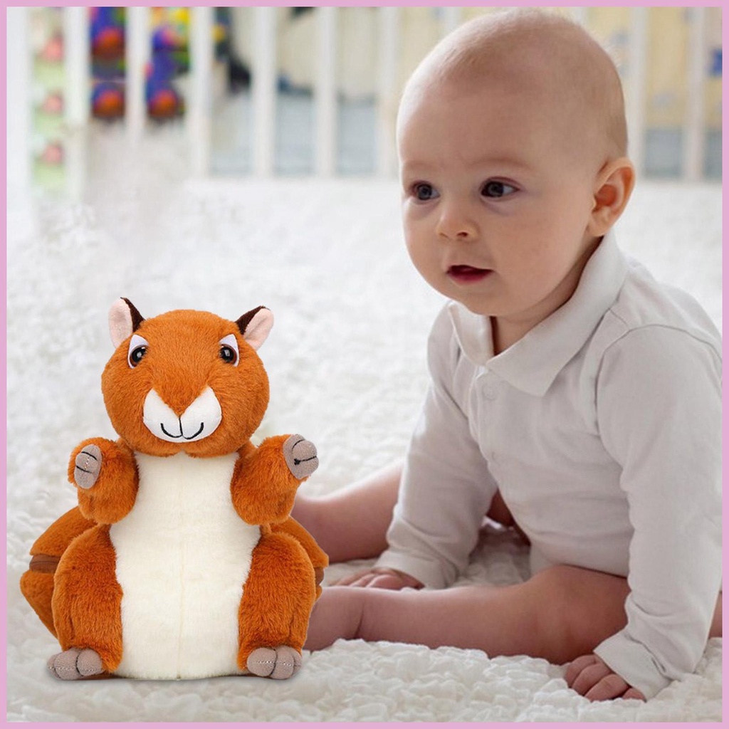 Sóc Nhồi Bông Mềm Mại Đáng Yêu