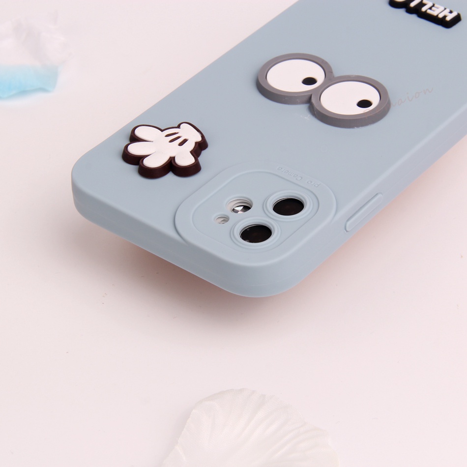 Hoạt Hình Ốp Điện Thoại Silicon Mềm Hình Pikachu 3D Cho iPhone 11 12 13 14 Pro MAX + Mini X XR XS MAX 6 S 7 8 + SE 2020 11Pro 12pro 13Pro