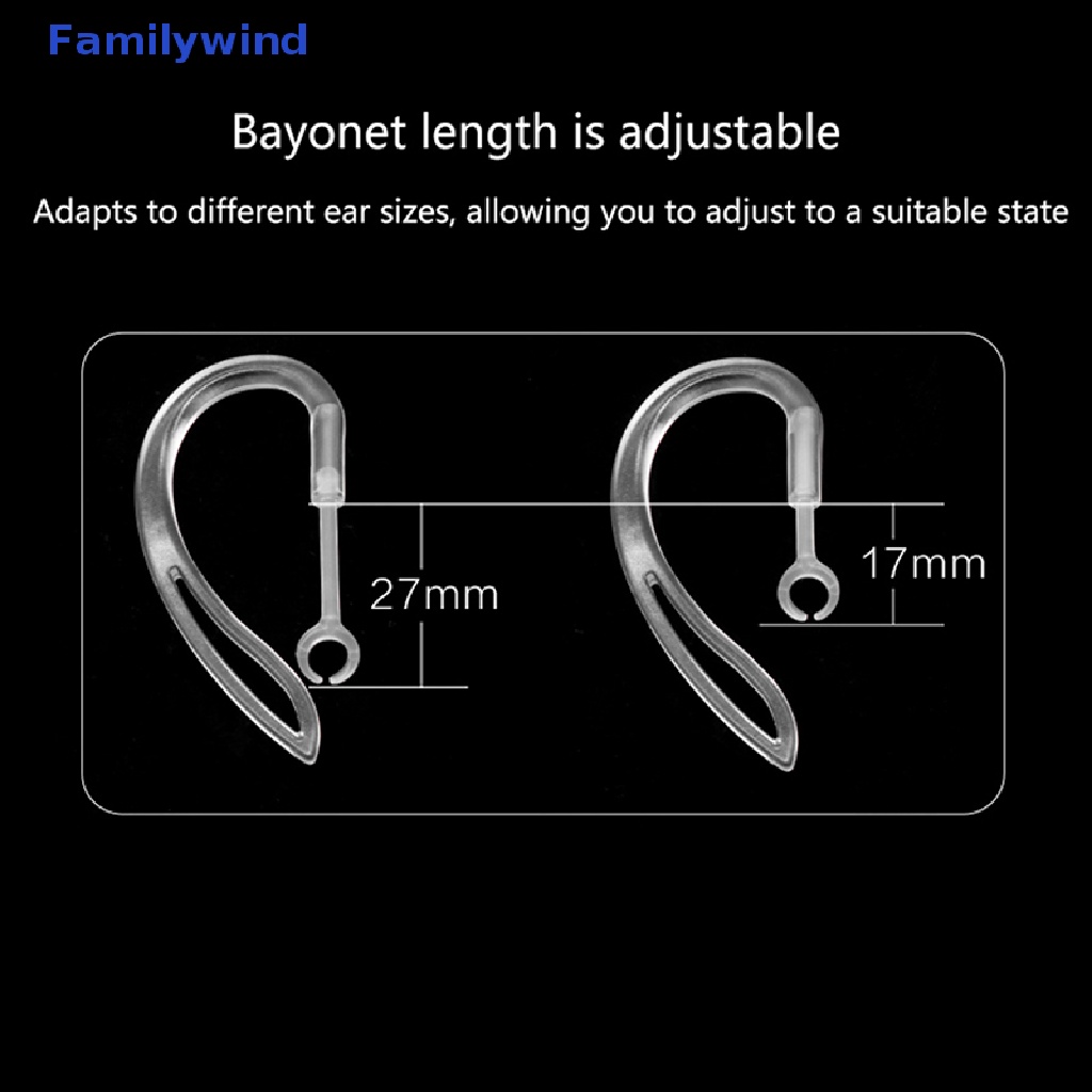 1 Cặp Giá Đỡ Tai nghe không dây Dạng Móc Nhỏ Gọn Chống Rơi Chống Trượt