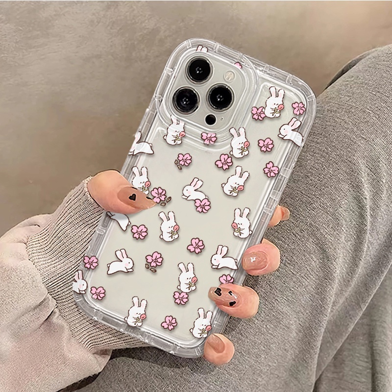 Ốp Điện Thoại Silicon TPU Mềm Trong Suốt In Họa Tiết Dễ Thương Cho IPhone 14 12 13 Pro Max 11 XS XR X 8 + 7 Plus