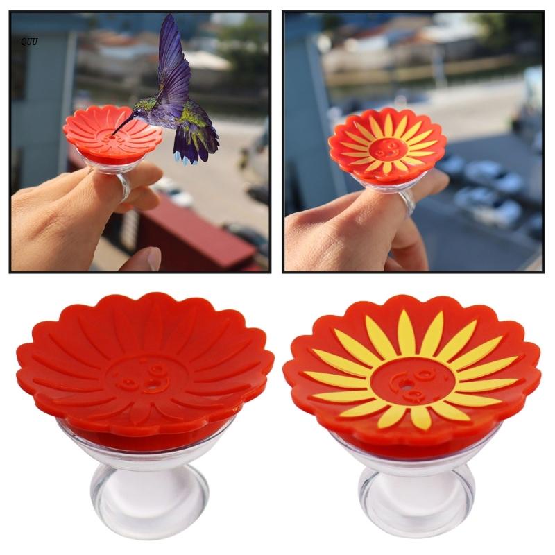 Dụng Cụ Cho Chim Ăn Gắn Sau Sân Vườn Nhiều Màu Sắc Tiện Dụng