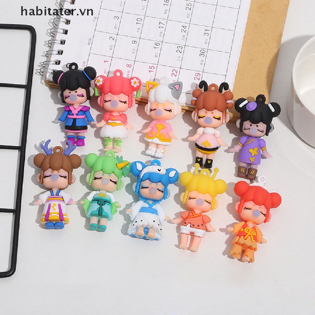 TATER Floag Fish  Decoration Ornaments Bubble Girl Aquarium Small Pendants Creative Landscaping Craft Pendant DIY Decoration VN