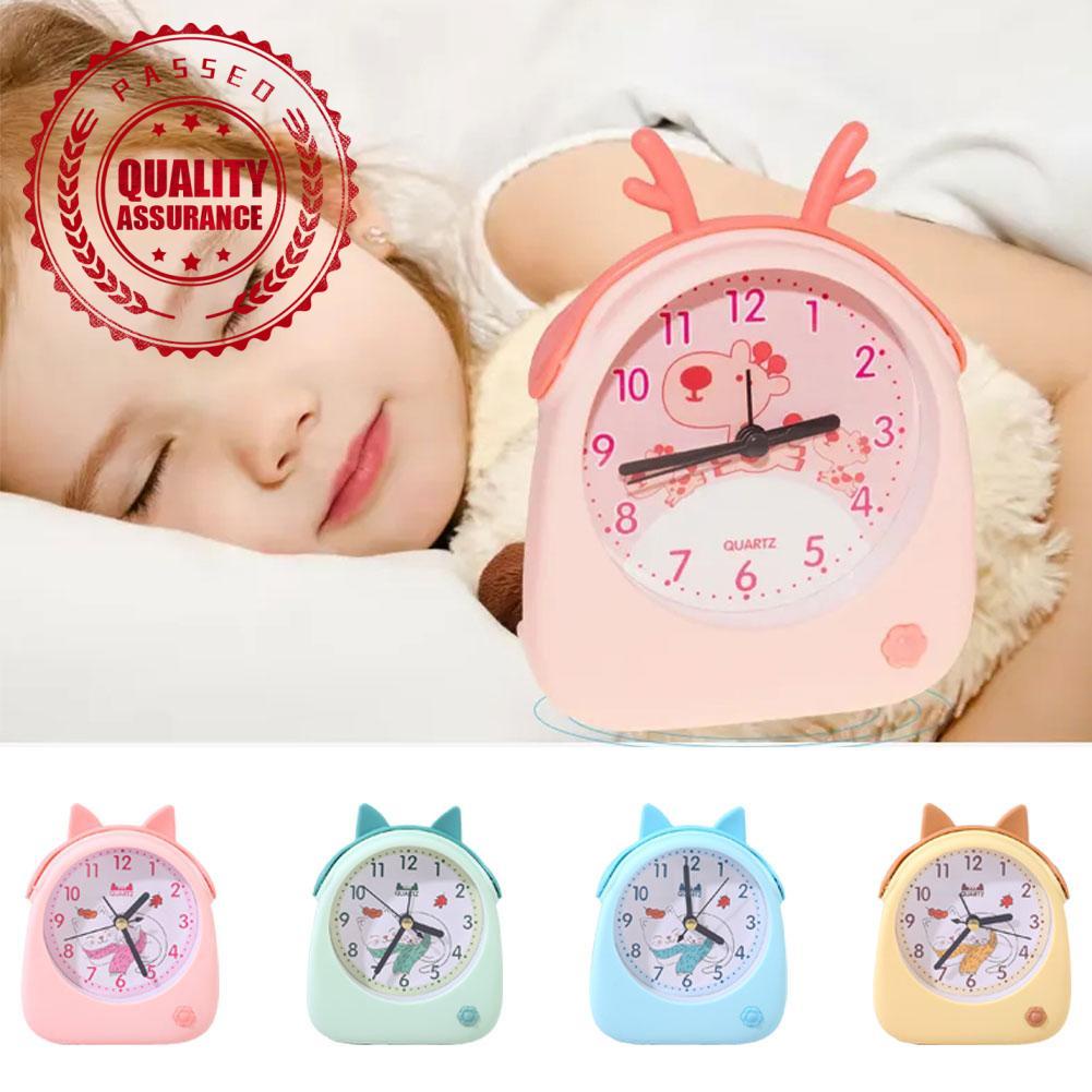 Đồng Hồ Báo Thức Để Bàn Hình Hoạt Hình Dễ Thương Cho Bé F2S9