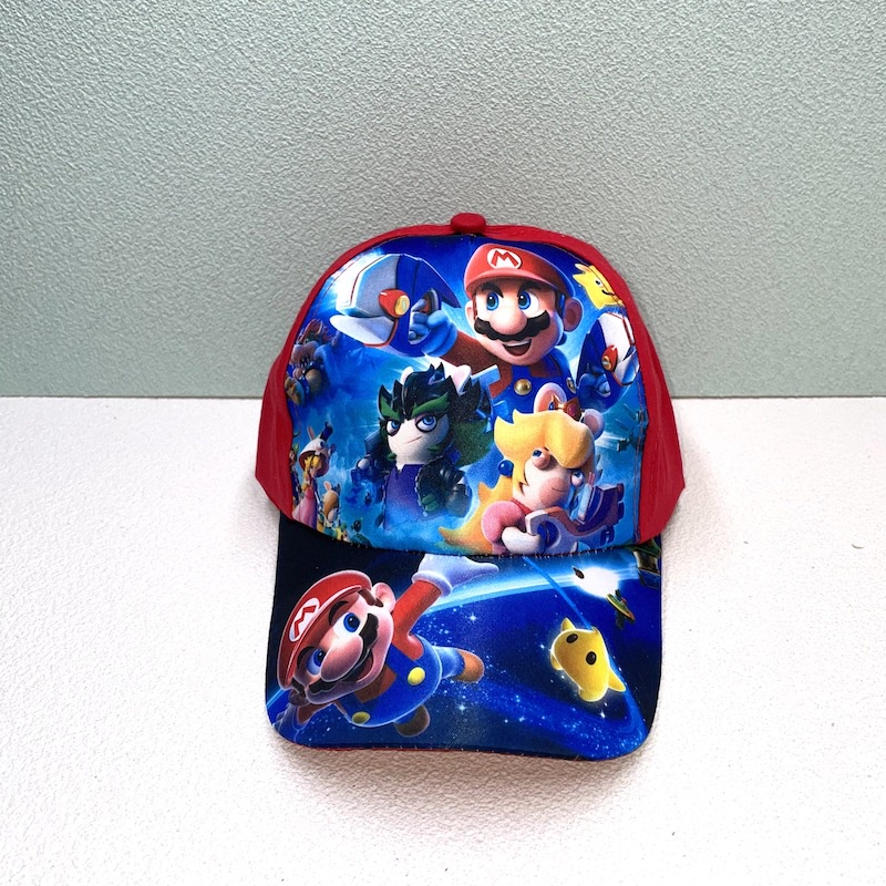 Mũ Lưỡi Trai Chống Nắng Thoáng Khí In Hình Hoạt Hình Mario