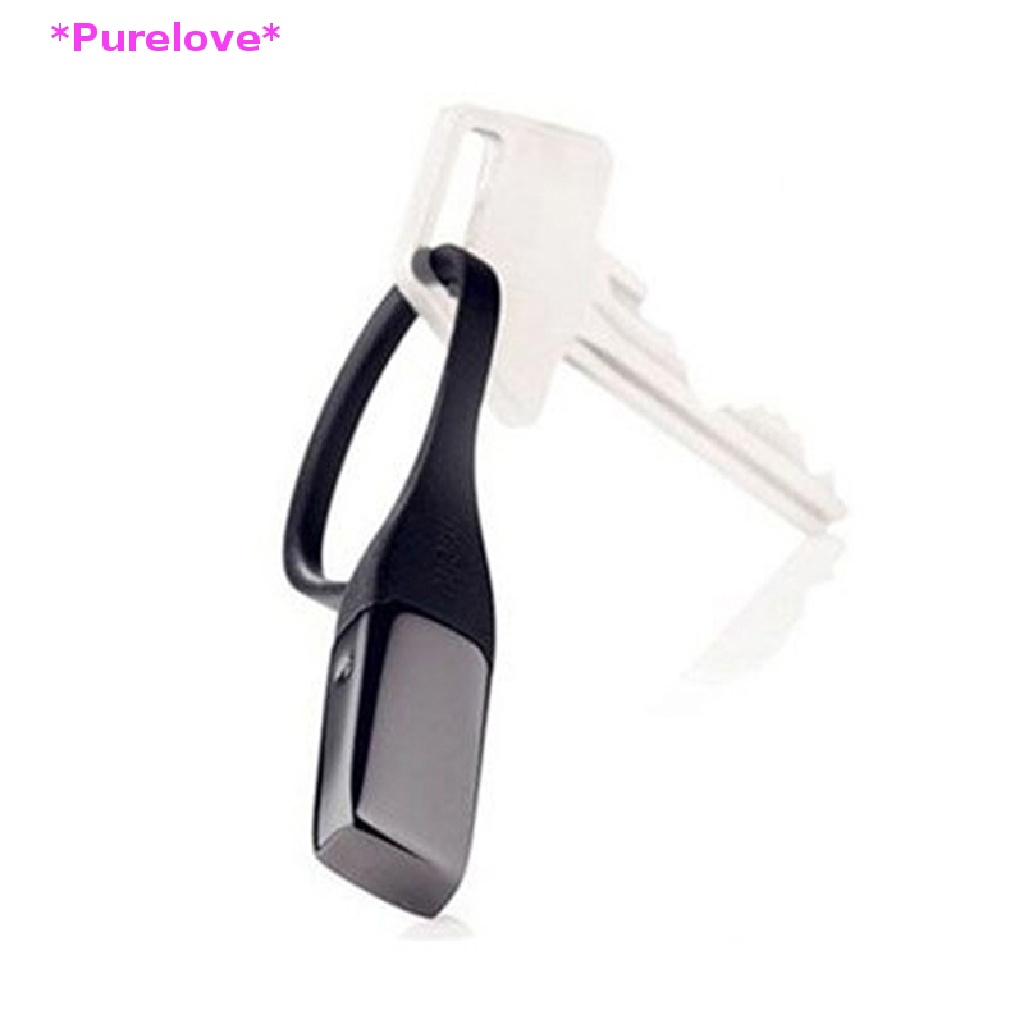 Móc Chìa Khóa Xe Hơi Bằng Kim Loại Màu Đen Chống Thất Lạc Tiện Dụng Mới