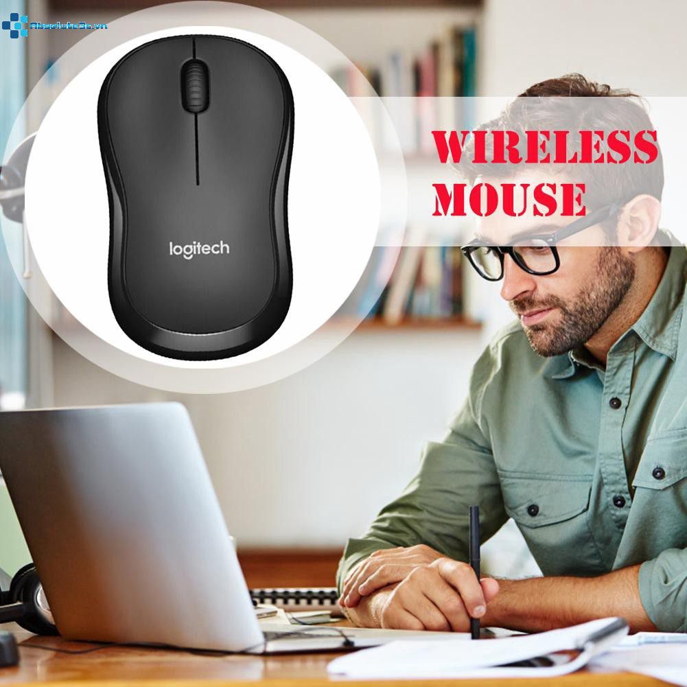 Chuột Gaming Logitech M185 Không Dây, ĐầU CắM USB 2.4G Cho PC / Laptop