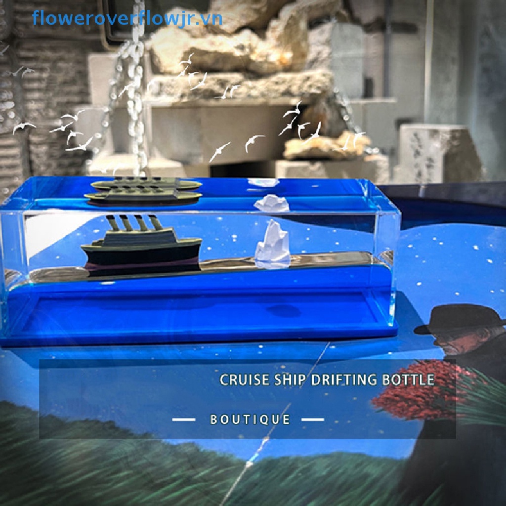 Fjr Đồ trang trí Tàu Thuyền Nổi Bật Chế Độ Chất Lỏng Trang Trí Xe Hơi Tàu Thuyền Không Bao Giờ Bồn Rửa Trang Trí Phòng Ngủ Văn Phòng Li