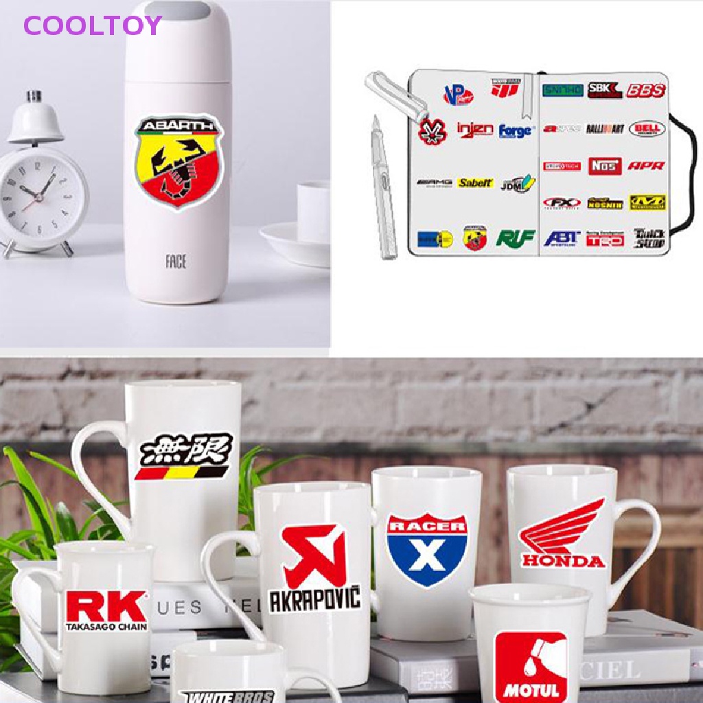 Cooltoy Set 100 Nhãn Dán Graffiti Trang Trí Xe Hơi / Xe Máy / Ván Trượt / Hành L