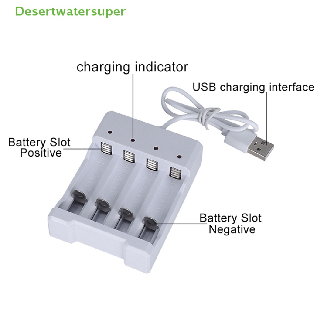 Hộp Sạc Nhanh 4 Ngăn Cho Pin AAA Và AA