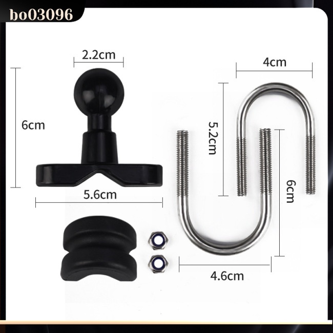 Giá Đỡ Điện Thoại Gắn Kính Chiếu Hậu Xe Máy Hình Chữ U