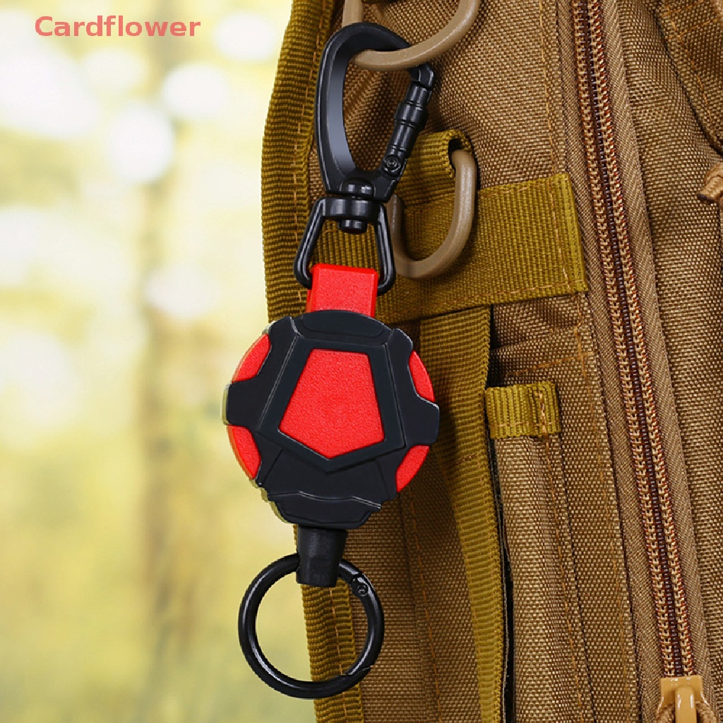 Móc Khóa Dây Rút Chống Thất Lạc Đựng Thẻ ID Tiện Dụng Mới