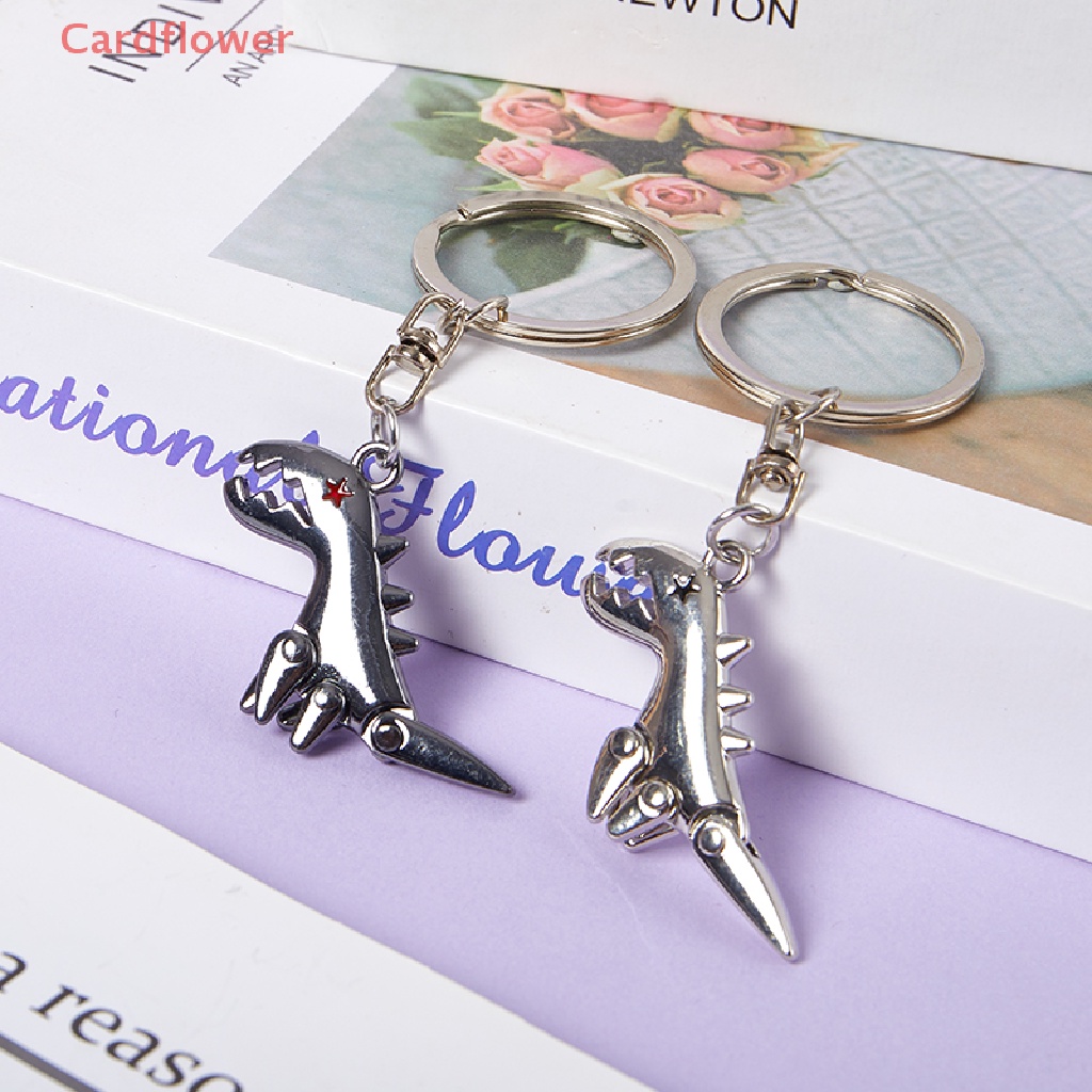 Móc Khóa Kim Loại Hình Khủng Long 3D Sáng Tạo Mới