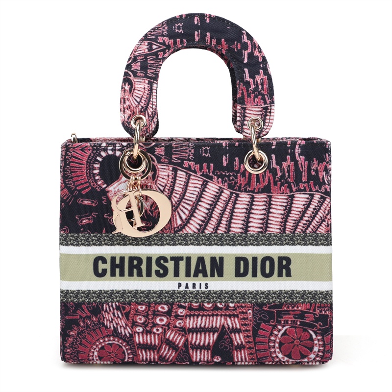 DIOR6444 Big Size Classic Style Top-handle Bags Crossbody Men's and Women's Small Square Bag