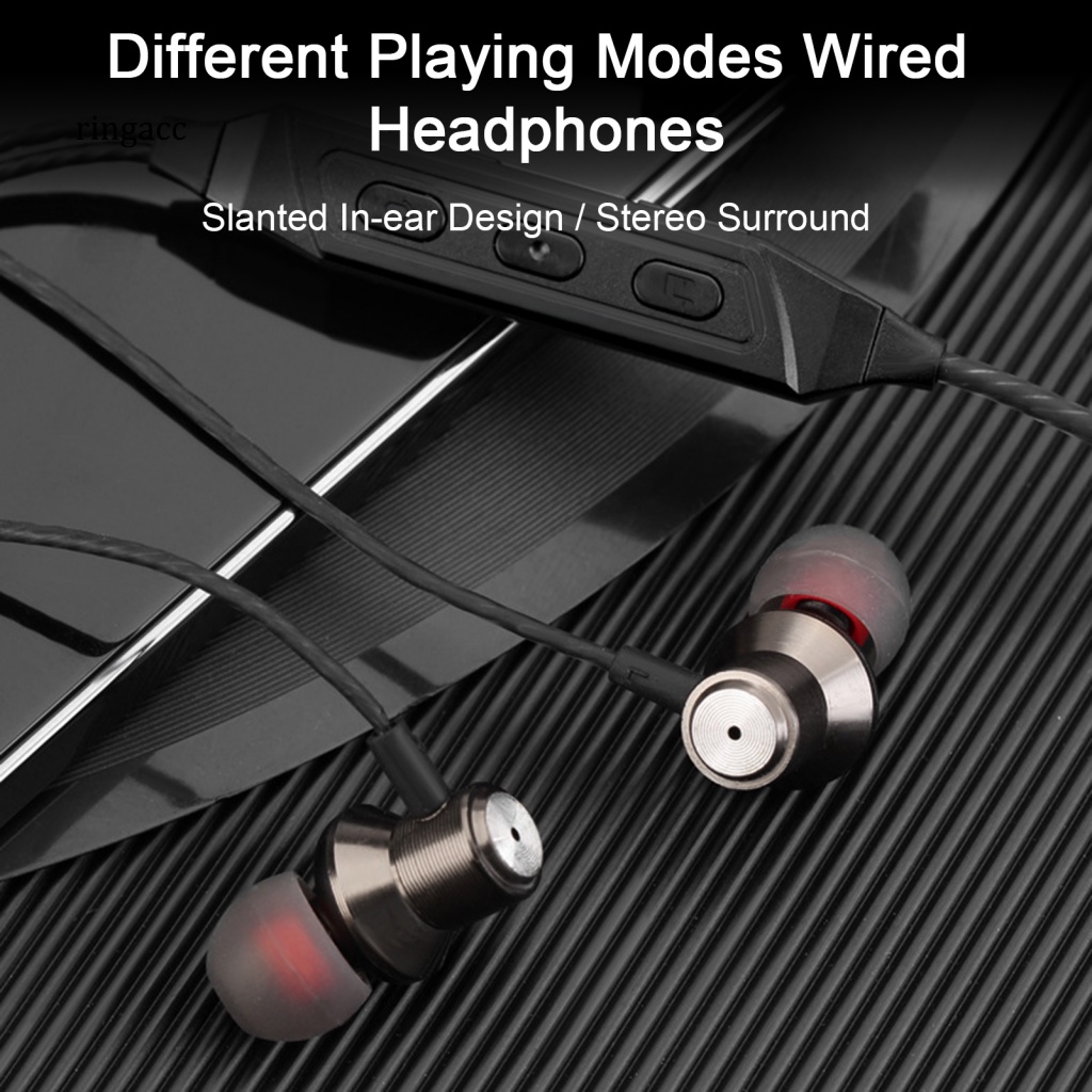 Tai Nghe Bass Thể Thao Nhét Tai Có Dây Thay Đổi Âm Thanh Cho Điện Thoại