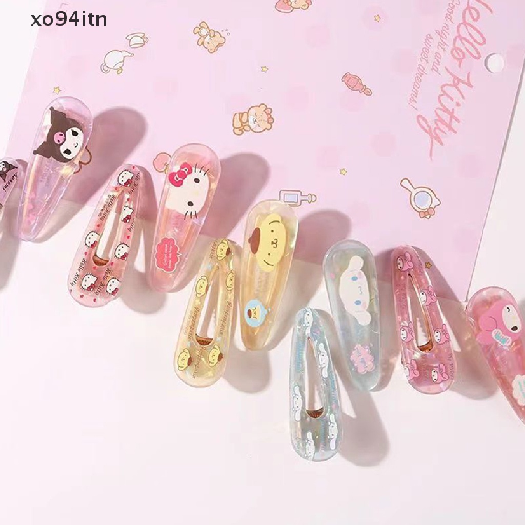 SANRIO Kẹp Tóc Trang Trí Hình Nhân Vật Hoạt Hình Melody Kuromi Baby Dễ Thương Cho Bé Gái