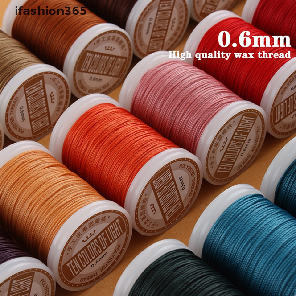 Cuộn Chỉ Sáp Tròn 0.6Mm 0.6Mm Chuyên Dụng Cho Làm Đồ Da Thủ Công ifashion365] 2021